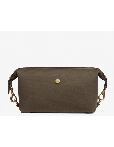 M/S Washbag – Army/Dark Brown